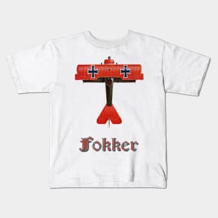 Fokker (Airplane) Kids T-Shirt